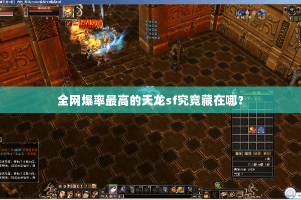 全网爆率最高的天龙sf究竟藏在哪？