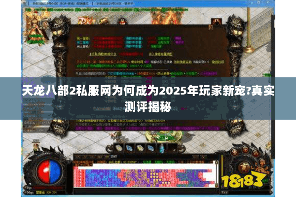 天龙八部2私服网为何成为2025年玩家新宠?真实测评揭秘